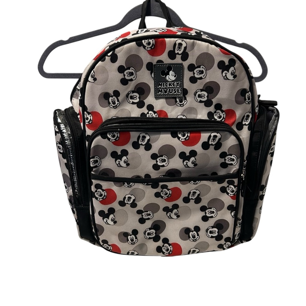 Disney Baby Mickey Mouse Diaper Bag Backpack with Bottle‎ Holders